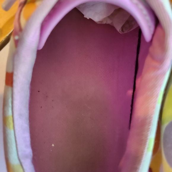 Coach Barrett lace canvas sneaker. Multi pink, size 7.5 - Picture 6 of 13